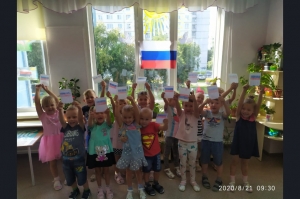 Мероприятие, посвященное Дню Государственного флага РФ, состоялось в дс «Ручеек» Искитима