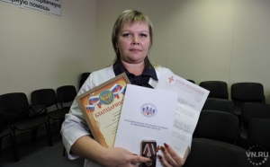 Медаль за борьбу с коронавирусом получила медсестра из Линево