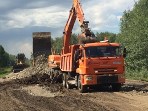 На дороге из Искитима в Усть-Чем начались ремонтные работы