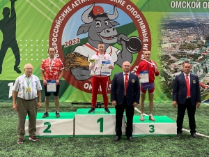 Сергей Куликов из Искитимского района завоевал бронзовую медаль на Всероссийских сельских играх