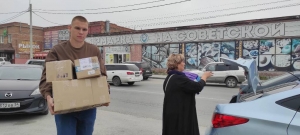 Очередная партия гуманитарной помощи отправлена из Искитима на Донбасс