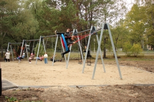Ремонт парка у Дома ветеранов Искитима оценен на «отлично»