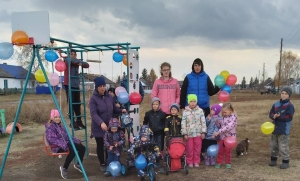 Детская площадка появилась в деревне Бородавкино
