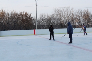 Новую хоккейную коробку открыли в микрорайоне Ложок города Искитима