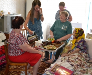 Жительницу Искитимского района поздравили со 100-летним юбилеем