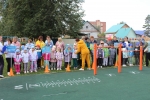 В детском саде «Ручеек» Искитима состоялось торжественное открытие спортивной площадки для сдачи норм ГТО