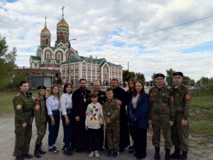 В Учебном центре казачьей молодежи при Искитимской епархии прошла встреча с воспитанниками военно-патриотического клуба «Родина»